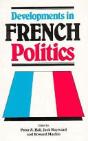 Developments in French politics /