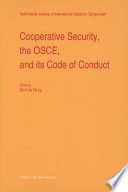 Cooperative security, the OSCE, and its code of conduct /