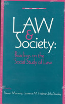 Law & society : readings on the social study of law /