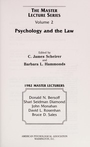 Psychology and the law /