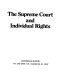 The Supreme Court and individual rights /