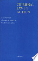 Criminal law in action : an overview of current issues in Western societies /