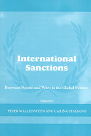 International sanctions : between words and wars in the global system /