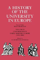 Universities in early modern Europe, 1500-1800 /