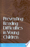 Preventing reading difficulties in young children /
