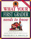 What your first grader needs to know : fundamentals of a good first-grade education /