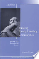 Building faculty learning communities /