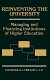 Reinventing the university : managing and financing institutions of higher education /