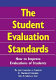 The student evaluation standards : how to improve evaluations of students /