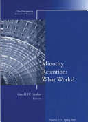 Minority retention : what works? /