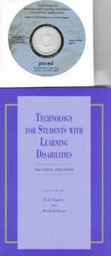 Technology for students with learning disabilities : educational applications /