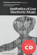 Aesthetics of live electronic music /