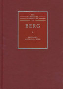 The Cambridge companion to Berg /