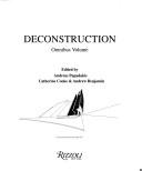 Deconstruction : omnibus volume /