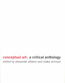 Conceptual art : a critical anthology /