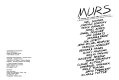 MURS : 17 décembre 1981-8 février 1982, Centre national d'art et de culture Georges Pompidou Musée national d'art moderne : Mel Bochner ... [et al.] /