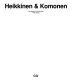 Heikkinen & Komonen /