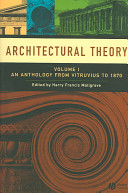 Architectural theory /