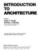 Introduction to architecture /