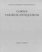 Corpus vasorum antiquorum.