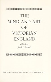 The Mind and art of Victorian England /