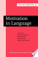 Motivation in language : studies in honor of Günter Radden /
