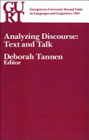 Analyzing discourse : text and talk /
