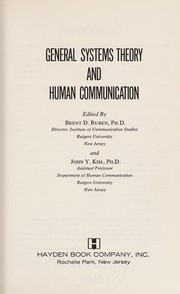 General systems theory and human communication /