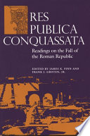 Res publica conquassata : readings on the fall of the Roman Republic /