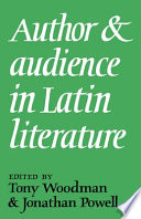 Author and audience in Latin literature /