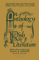 An anthology of Irish literature/