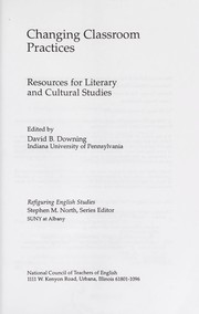 Changing classroom practices : resources for literary and cultural studies /