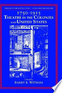 Theatre in the United States : a documentary history /