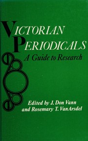 Victorian periodicals : a guide to research /