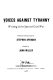 Voices against tyranny : writing of the Spanish Civil War /