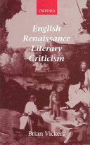 English Renaissance literary criticism /