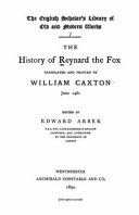 The history of Reynard the Fox;