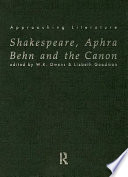 Shakespeare, Aphra Behn, and the canon /