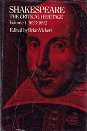 Shakespeare : the critical heritage /