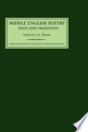 Middle English poetry : texts and traditions : essays in honour of Derek Pearsall /