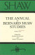 The Annual of Bernard Shaw studies.
