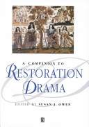A companion to Restoration drama /