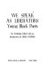 We speak as liberators : young black poets, an anthology /