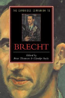 The Cambridge companion to Brecht /