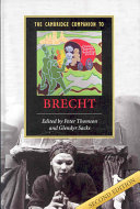 The Cambridge companion to Brecht /