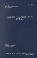 The biological foundations of music /