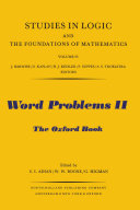 Word problems II : the Oxford book /