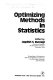 Optimizing methods in statistics; proceedings.