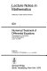 Numerical treatment of differential equations : proceedings of a conference held at Oberwolfach, July 4-10, 1976 /