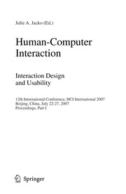 Human-computer interaction. proceedings /